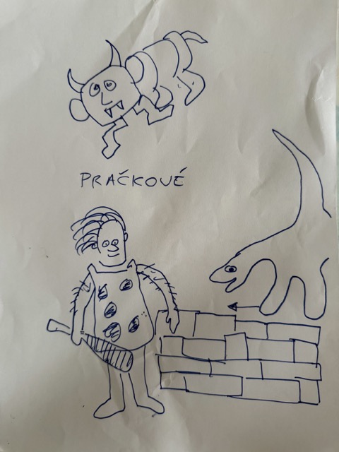 pračlověk a tajná šipka