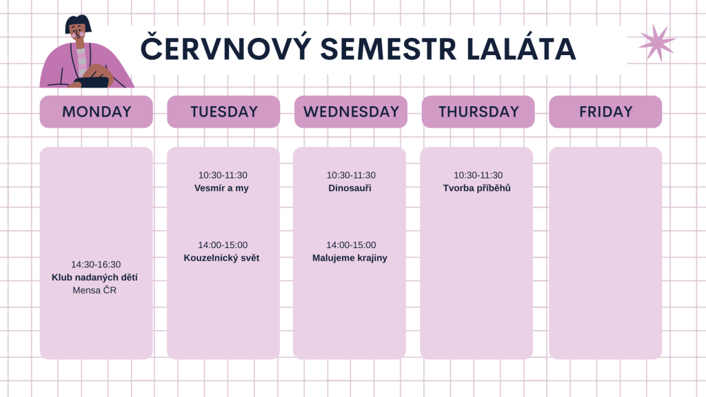 Home rozvrh červen laláta